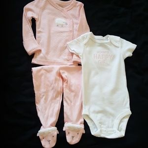 NWOT Carter's 6 month girl outfit